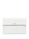 Michael Kors Signature-logo Laptop Bag In Metallic