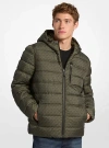 Michael Kors Signature Logo Reversible Jacket In Green