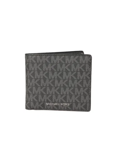 Michael Kors Signature Logo Wallet And Belt Gift Set In Brown