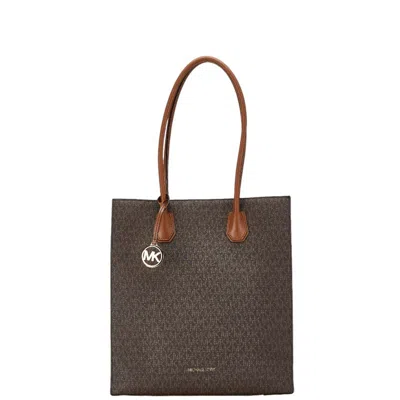 Michael Kors Signature Tote Bag In Brown
