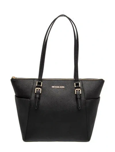Pre-owned Michael Kors Signature Tote In Black