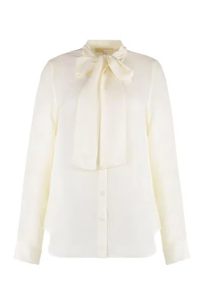 MICHAEL KORS MICHAEL KORS SILK BLEND BLOUSE