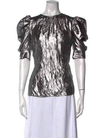 Pre-owned Michael Kors Silk Crew Neck Top