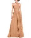 Michael Kors Collection Silk Goddess Gown In Brown