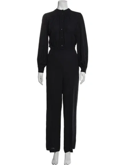 Pre-owned Michael Kors Silk Jumpsuit In Black