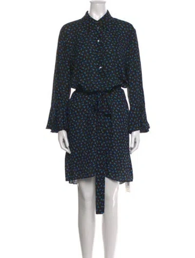 Pre-owned Michael Kors Silk Knee-length Dress In Multi