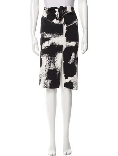 Pre-owned Michael Kors Silk Knee-length Skirt In Multi