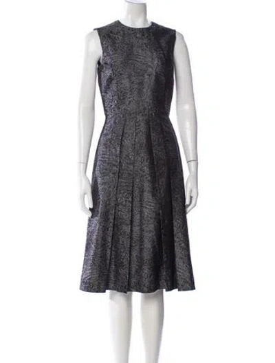 Pre-owned Michael Kors Silk Midi Length Dress