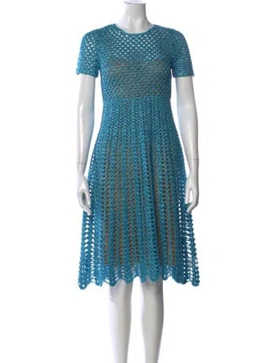 Pre-owned Michael Kors Silk Midi Length Dress
