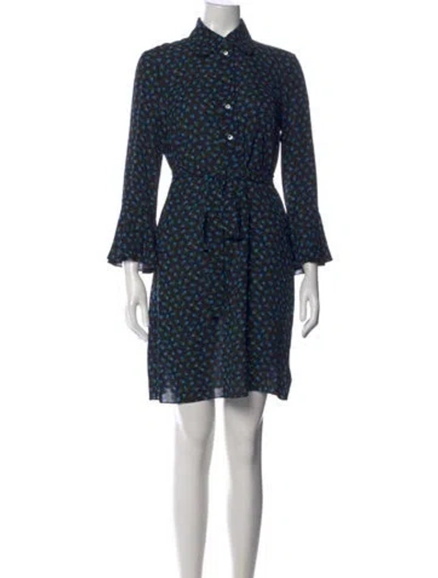 Pre-owned Michael Kors Silk Mini Dress In Multi