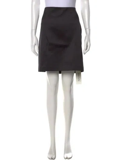 Pre-owned Michael Kors Silk Mini Skirt In Gray