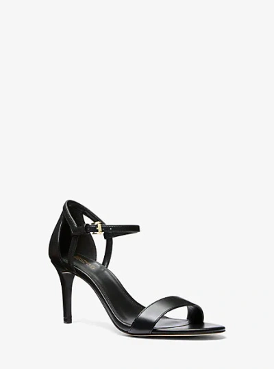 Michael Kors Simone Sandal In Black