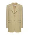 Michael Kors Single-breasted Blazer In Brown