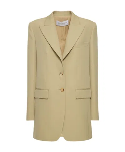 Michael Kors Single-breasted Blazer In Brown