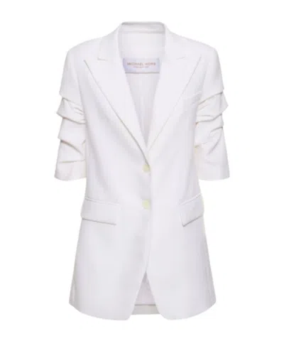 Michael Kors Single-breasted Blazer In Red