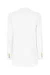 Michael Kors Single-breasted Blazer Jacket In White