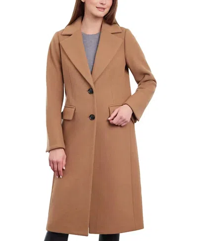 Michael Kors Single-breasted Trench Coat In Camel In Dark Camel