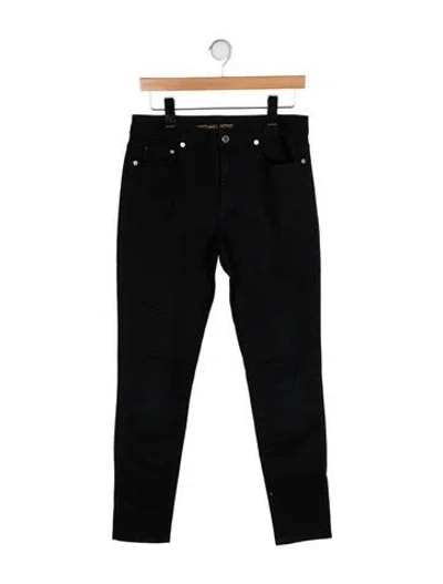 Pre-owned Michael Kors Skinny Leg Pants In Black