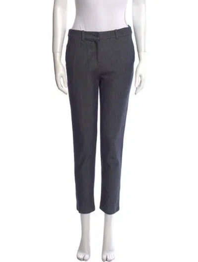 Pre-owned Michael Kors Skinny Leg Pants In Blue