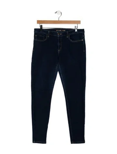 Pre-owned Michael Kors Skinny Leg Pants In Blue