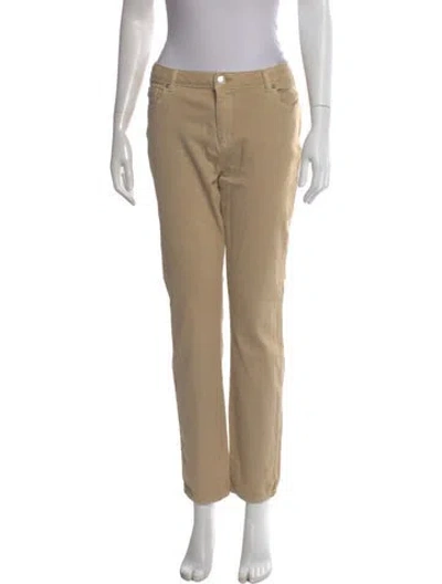 Pre-owned Michael Kors Skinny Leg Pants In Neutral