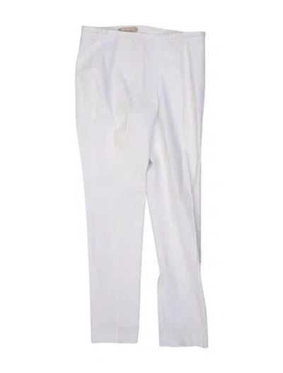 Pre-owned Michael Kors Skinny Leg Pants In White
