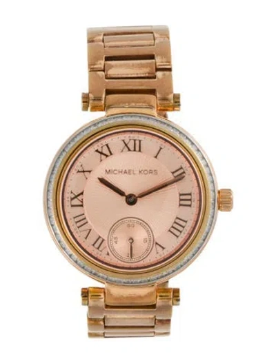 Pre-owned Michael Kors Skylar Watch, 33mm In Multi