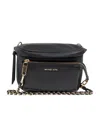 Michael Kors Jet Set Crossbody Bag In Black