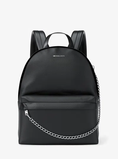 Michael Kors Slater Medium Backpack In Black