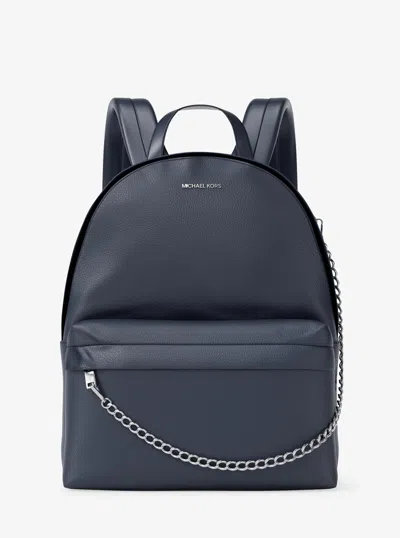 Michael Kors Slater Medium Backpack In Blue