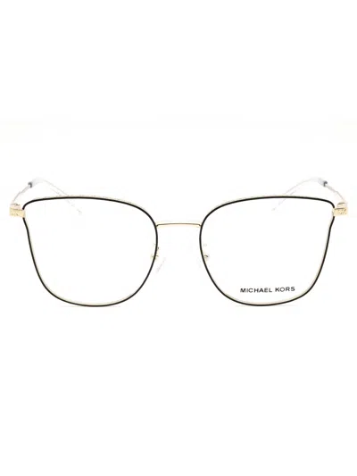 Michael Kors Sleek Cat-eye Eyeglasses For Women In Gold