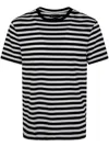 Michael Kors Sleek Crew Stripe In Black