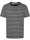 Michael Kors Sleek Crew Stripe In Black