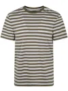 Michael Kors Sleek Crew Stripe In Green