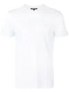 Michael Kors Logo Embroidered Crewneck T-shirt In White