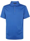Michael Kors Sleek Slim Fit Polo Shirt In Blue