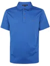 Michael Kors Sleek Slim Fit Polo Shirt In Grecian Blue