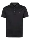 Michael Kors Sleek Polo Shirt In Black