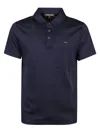 Michael Kors Logo Embroidered Polo Shirt In Blue
