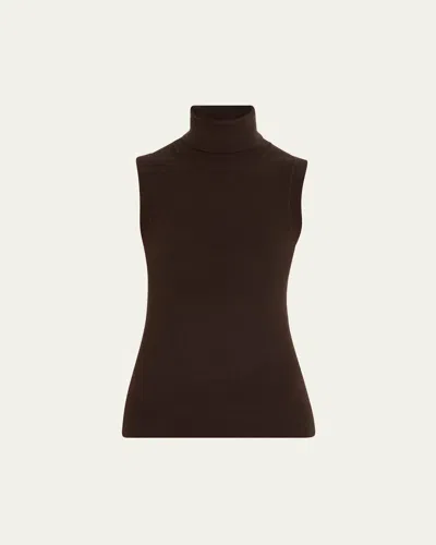MICHAEL KORS SLEEVELESS CASHMERE TURTLENECK