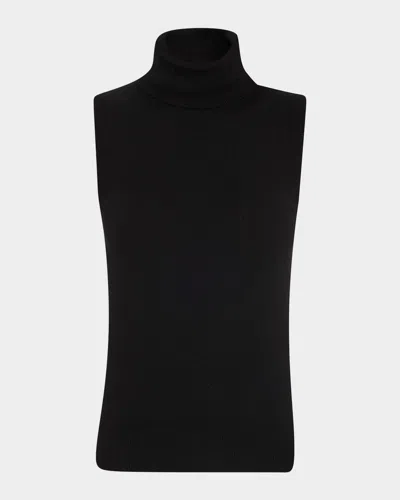 MICHAEL KORS SLEEVELESS CASHMERE TURTLENECK