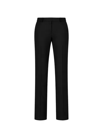 Michael Kors Slim Bootcut Trousers In Black