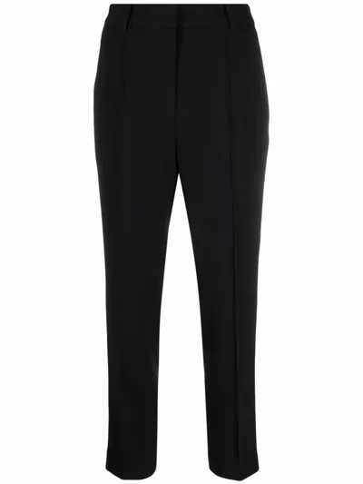 Michael Kors Slim Crop Top Clothing In Black
