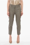 MICHAEL KORS SLIM-FIT PANTS WITH CHECK PATTERN