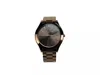 Michael Kors Slim Runway Brown Stainless Steel Watch Mk3418 In Multi