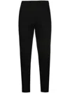 Michael Kors Collection Wool-blend Cigarette Pant In Black