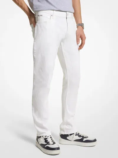 Michael Kors Slim-fit Jeans In White
