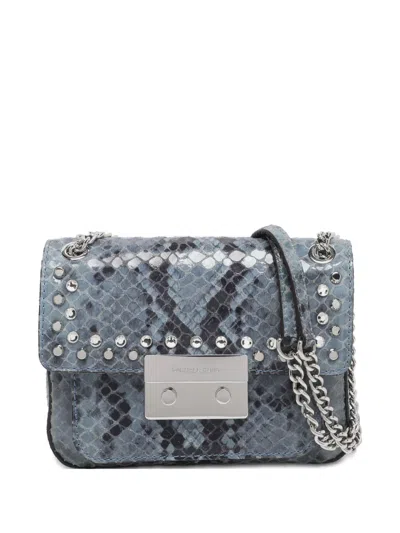 Pre-owned Michael Kors Small Sloan Shoulder Bag In Blue