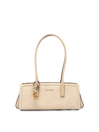 Michael Kors Sm Bw Shoulder Tote Bag In Nude & Neutrals