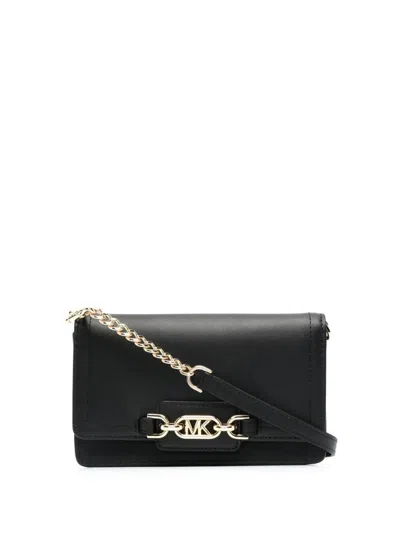 Michael Kors Sm Chain Crossbody In Black